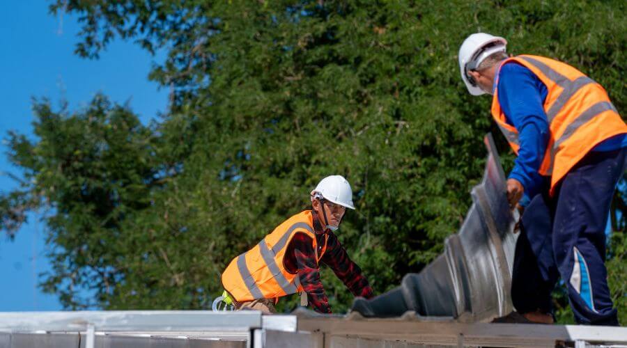 Professional metal roof installation in Mascot, TN